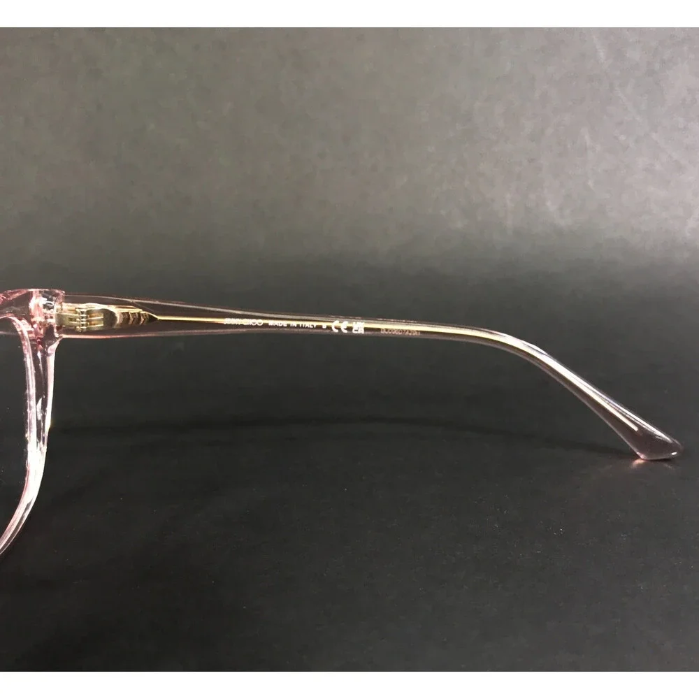 Jimmy Choo Eyeglasses Frames JC3011 5034 Transparent Pink Cat Eye 54-17-145